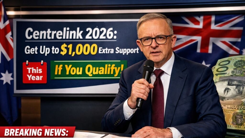 Centrelink 2026: Get Up to $1,000 Extra Support if You Qualify